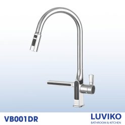 Vòi rửa bát rút nóng lạnh LUVIKO VB001DR