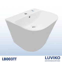 CHẬU RỬA LAVABO LIỀN CHÂN LUVIKO LB003TT
