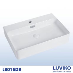 CHẬU RỬA LAVABO ĐẶT BÀN LUVIKO LB015DB