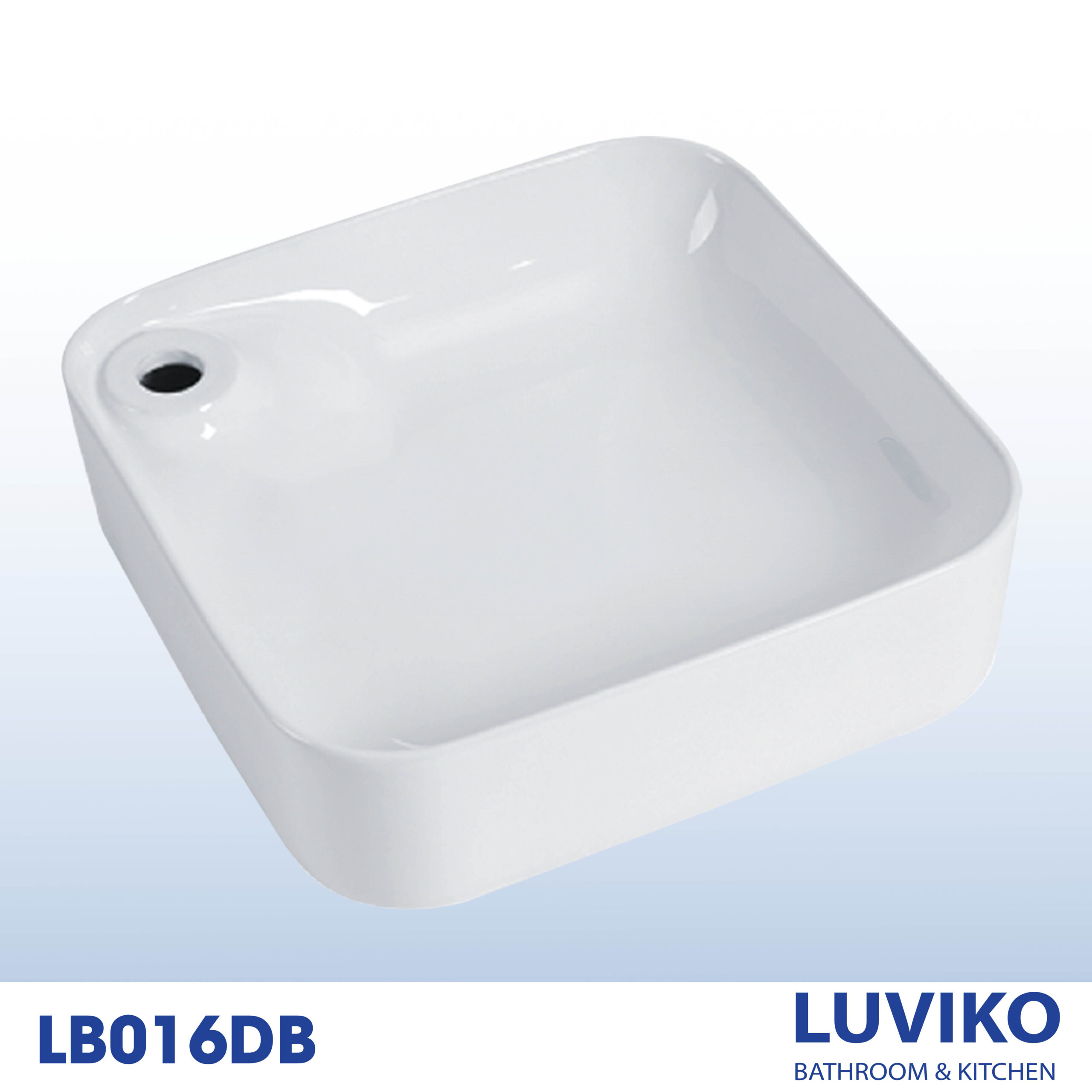 CHẬU RỬA LAVABO ĐẶT BÀN LUVIKO LB016DB