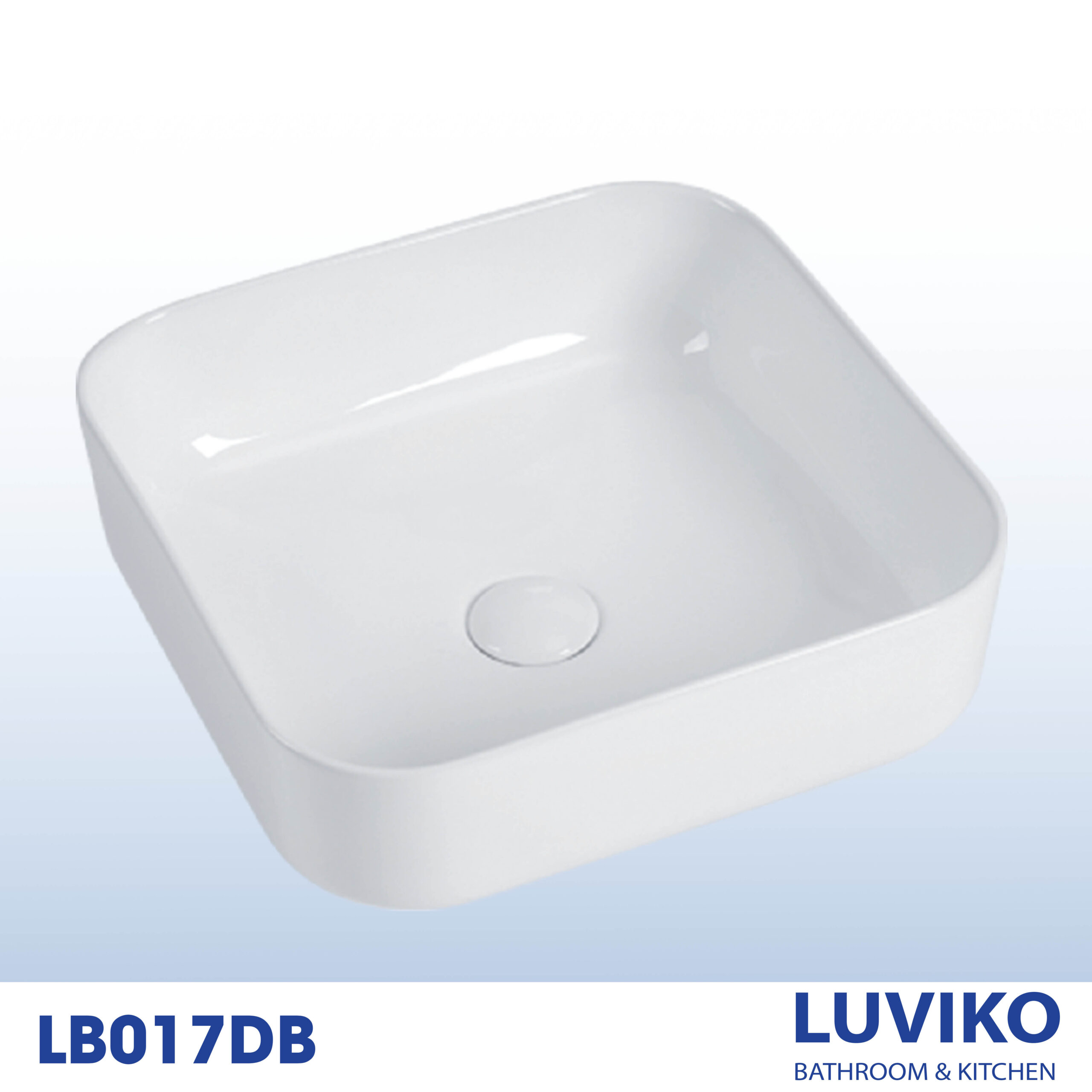 CHẬU RỬA LAVABO ĐẶT BÀN LUVIKO LB017DB