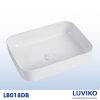 CHẬU RỬA LAVABO ĐẶT BÀN LUVIKO LB018DB