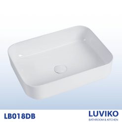 CHẬU RỬA LAVABO ĐẶT BÀN LUVIKO LB018DB