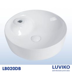 CHẬU RỬA LAVABO ĐẶT BÀN LUVIKO LB020DB