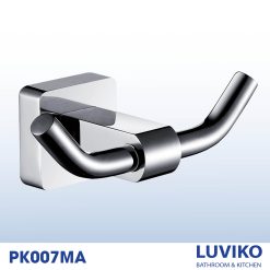 MÓC TREO KHĂN ĐƠN 2 MÓC LUVIKO PK007MA