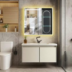 Alternative view of TỦ CHẬU LAVABO LUVIKO LV 913KT80 INOX