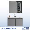 TỦ CHẬU LAVABO LUVIKO LV 914KT80 INOX