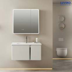 Alternative view of TỦ CHẬU LAVABO LUVIKO LV 910KT80 INOX