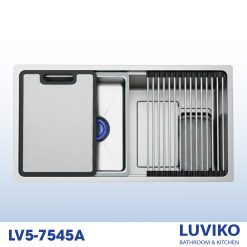 CHẬU RỬA CHÉN ÂM BÀN PHONG CÁCH NHẬT LUVIKO LV5-7545A