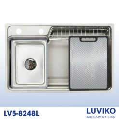 CHẬU RỬA CHÉN PHONG CÁCH NHẬT LV5-8248L
