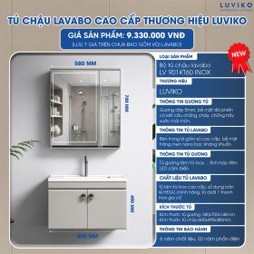 TỦ CHẬU LAVABO LUVIKO LV 901KT80 - 60