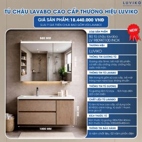 TỦ CHẬU LAVABO LUVIKO LV 9809KT80 - 100