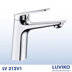 BỘ VÒI LAVABO GẮN CHẬU LUVIKO LV 212V1