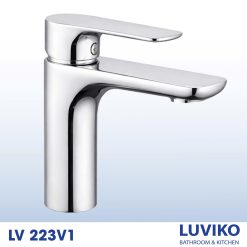 BỘ VÒI LAVABO GẮN CHẬU LUVIKO LV 223V1