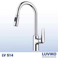 VÒI RỬA CHÉN NÓNG LẠNH CAO CẤP LUVIKO LV 514