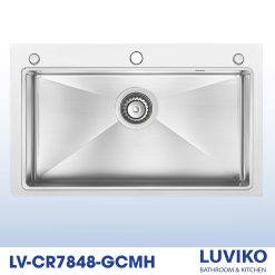 CHẬU RỬA CHÉN LUVIKO CAO CẤP LV-CR7848-GCMH