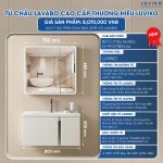 TỦ CHẬU LAVABO LUVIKO LV910 - KT80