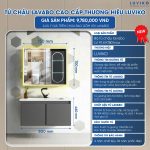 TỦ CHẬU LAVABO LUVIKO LV914 - KT80