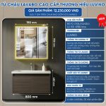 TỦ CHẬU LAVABO LUVIKO LV931 - KT80