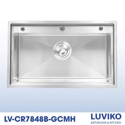 CHẬU RỬA CHÉN LUVIKO CAO CẤP LV-CR7848B-GCMH