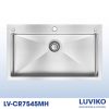 CHẬU RỬA CHÉN LUVIKO CAO CẤP LV-CR7545-MH