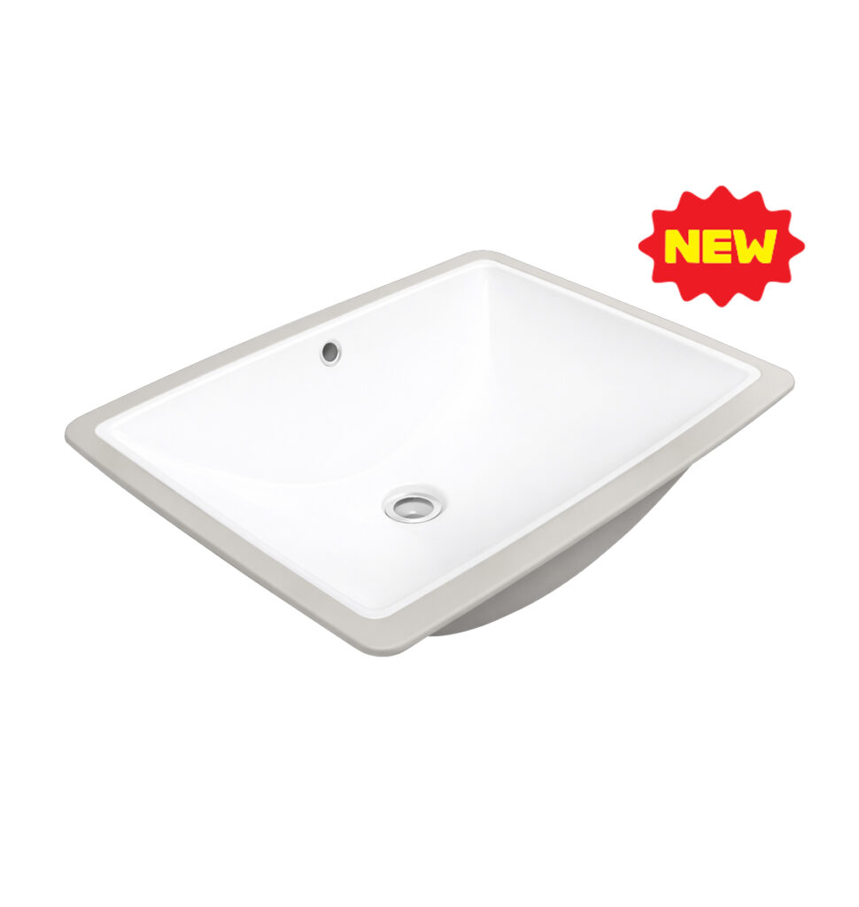CHẬU RỬA LAVABO BÁN ÂM BÀN LUVIKO LV C414