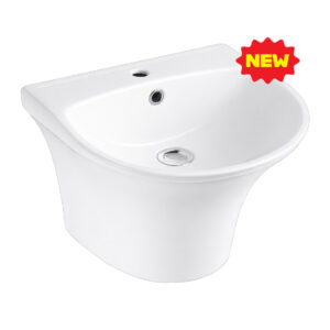 CHẬU RỬA LAVABO LIỀN CHÂN LUVIKO LV C9505