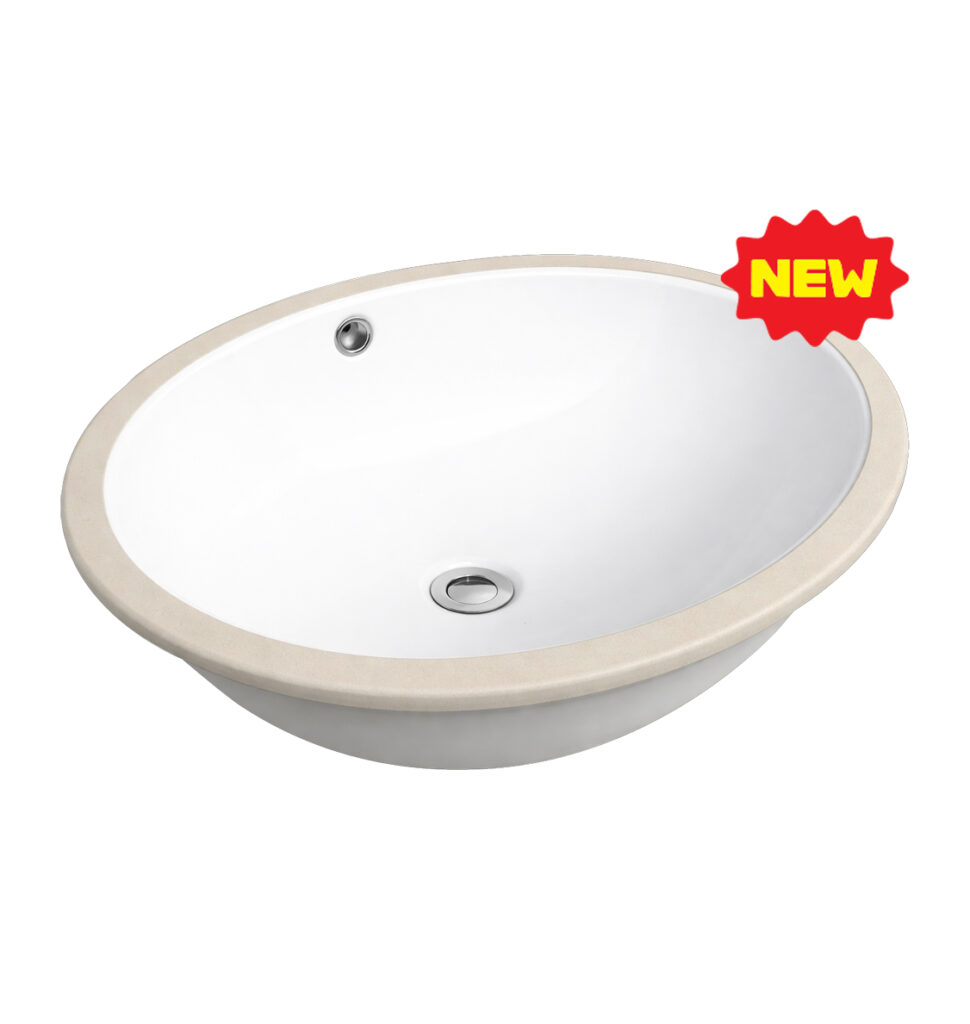CHẬU RỬA LAVABO BÁN ÂM BÀN LUVIKO LV C412