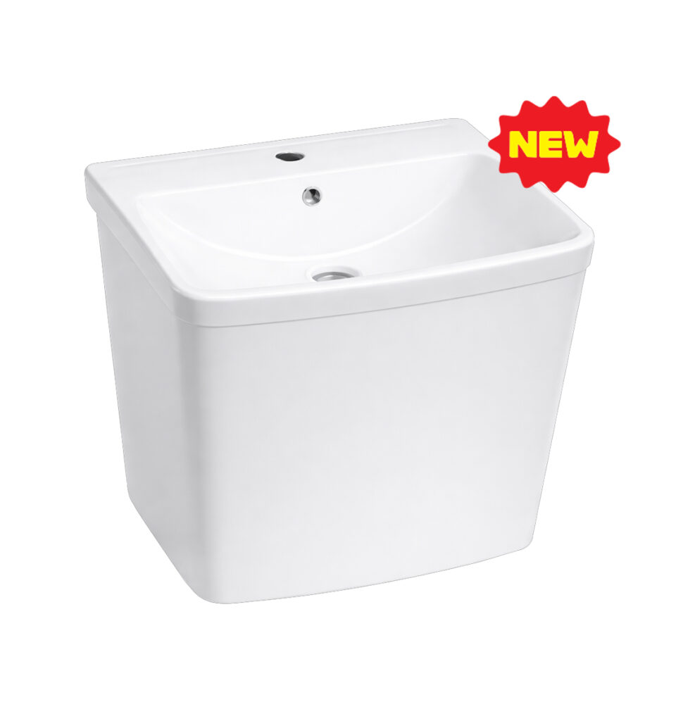 CHẬU RỬA LAVABO LIỀN CHÂN LUVIKO LV C9507
